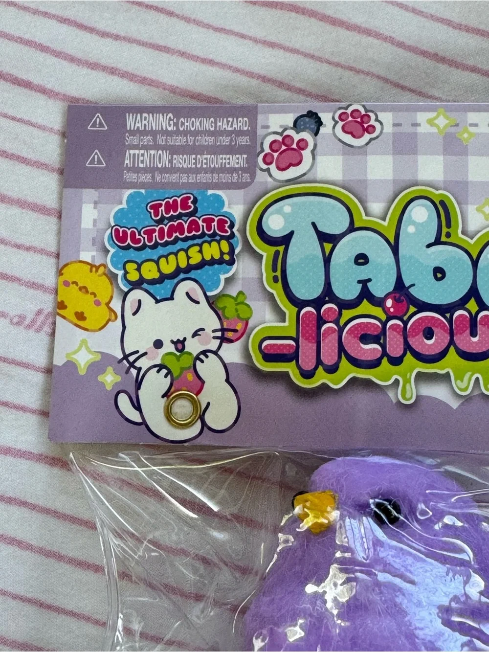 Tabalicious Purple Chick Squishy Toy By OrbCuriosities Series 1 New NWT